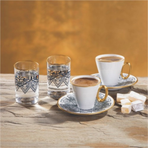 Selçuklu Kahve Seti ´Antrasit´